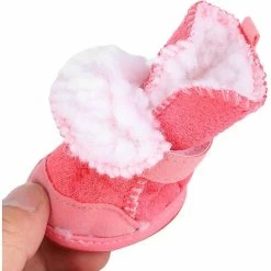 Unbranded Pet Outdoor Shoes Winter Warm Dog Paw Protection Belt Hook Loop Anti-slip Dog Boots (5) Rose 5 Unbranded Pet Outdoor Shoes Winter Warm Dog Paw Protection Belt Hook Loop Anti-slip Dog Boots (5) Rose -nourriture pour chien boutique 780427297 max