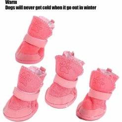 Unbranded Pet Outdoor Shoes Winter Warm Dog Paw Protection Belt Hook Loop Anti-slip Dog Boots (5) Rose 6 Unbranded Pet Outdoor Shoes Winter Warm Dog Paw Protection Belt Hook Loop Anti-slip Dog Boots (5) Rose -nourriture pour chien boutique 780427448 max