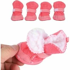 Unbranded Pet Outdoor Shoes Winter Warm Dog Paw Protection Belt Hook Loop Anti-slip Dog Boots (5) Rose 7 Unbranded Pet Outdoor Shoes Winter Warm Dog Paw Protection Belt Hook Loop Anti-slip Dog Boots (5) Rose -nourriture pour chien boutique 780427568 max