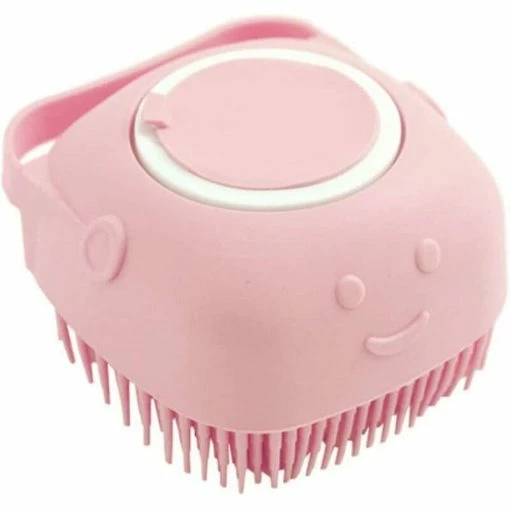 Unbranded Pet Bath Brush Rubber Clamp Bading Shampooing Massage Brush For Cat Dog Shower Groomingpink -nourriture pour chien boutique 780434296 max