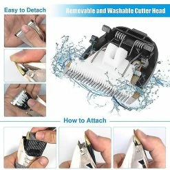 Unbranded Pet Set Multi-fonctionnel Charge Clipper Dog Armor Grinder Rasage Pied Cheveux Couteau Fader Fader