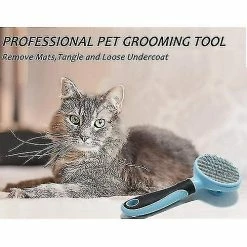 Unbranded Best Selling Cat Brush Soft Dog Grooming Tool Removes Loose Undercoat Self Cleaning -nourriture pour chien boutique 785268920 max