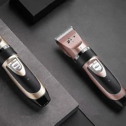 Unbranded Electric Professional Pet Dog Hair Trimmer Clipper Cutter Usb Rechargeable Cat Electric Hair Grooming Pets Beauty Tool (rose Gold Standard Type),11 -nourriture pour chien boutique 786051194 max