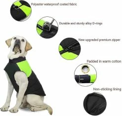Unbranded Par Dog Coat Warm Et Vest Outdoor Pet Apparel Dog Clothes For , Harnais Rembourré Doux Avec D-ring Pour -nourriture pour chien boutique 788704905 max