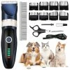 Unbranded Pro Silent Pet Hair Grooming Clipper Trimmer Shaver Dog Electric Shave,11