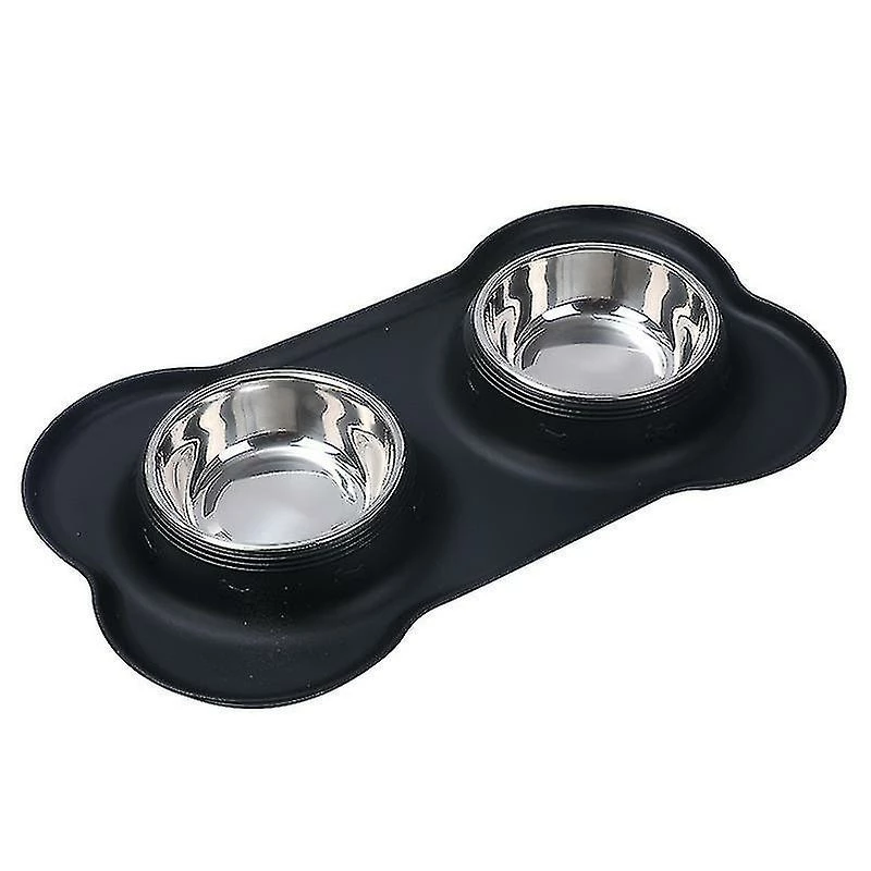 Unbranded Double Dog Bowls Medium 700ml / Bol Antidérapant, Avec Tapis De Plateau En Silicone - Acier Inoxydable Pour Animaux De Compagnie Et Alimentation Alimentaire Anti-débordement, Pour Animaux De Compagnie Moyens, Ajouter Un Animal De Compagnie 1 Unbranded Double Dog Bowls Medium 700ml / Bol Antidérapant, Avec Tapis De Plateau En Silicone - Acier Inoxydable Pour Animaux De Compagnie Et Alimentation Alimentaire Anti-débordement, Pour Animaux De Compagnie Moyens, Ajouter Un Animal De Compagnie