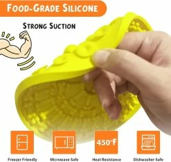 Unbranded Dog Slow Feeding Licky Mat For Bathing Grooming Nailing Trimming -nourriture pour chien boutique 790504997 max