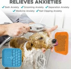 Unbranded 2pcs 15cm Dog Lick Mat With 48 Suction Treat Dispensing Mat Feeder Lick Mat Food Mat Washing Distraction Mat Dog Feeding Mat Bathing Grooming Training Pad For Peanut Butter -nourriture pour chien boutique 790505222 max