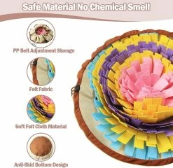 Unbranded Stowed And Portable Dog Feeding Mat Small Dog Training Pad Pet Nose Work Blanket Non Slip Pet Activity Mat For Foraging Skill -nourriture pour chien boutique 790505731 max