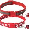 Unbranded 2-pack Footprint Cat Collar, Chien Cat Collar Le Adjable Ester Cat Dog Collar Or Seatbelts