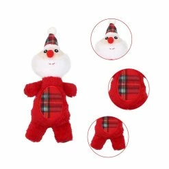 Unbranded Jouets Dog Squeak Stuffed Santa Puppy Noël Chew Toy Pour Petits à Grands Chiens -nourriture pour chien boutique 792059805 max