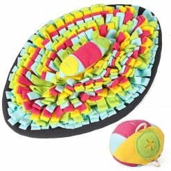 Unbranded Dog Snuffle Mat Feeding Pad Treat Puzzle Toy Training Mats Boredom Breaker