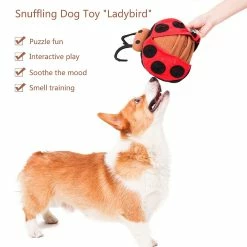 Unbranded Dog Snuffle Peluche Toy Dispensing Ladybug Pour Chiens Interactive Stuffed Chew Toy -nourriture pour chien boutique 792060029 max