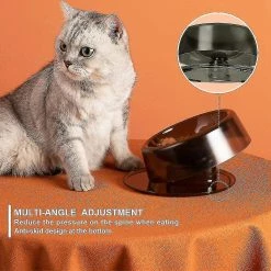 Unbranded Cat Dog 420ml, 022 Raised Nclined Cat Bowl -nourriture pour chien boutique 792365076 max