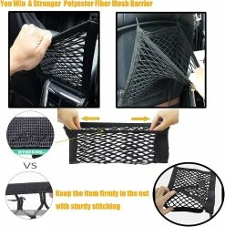 LetsGO Dog Car Net Barrier Pet Barrier Avec Auto Safety Mesh Organizer Baby Stretchable Range Bag Universal For Cars, Suvs -easy Install, Car Divider For D -nourriture pour chien boutique 792508577 max