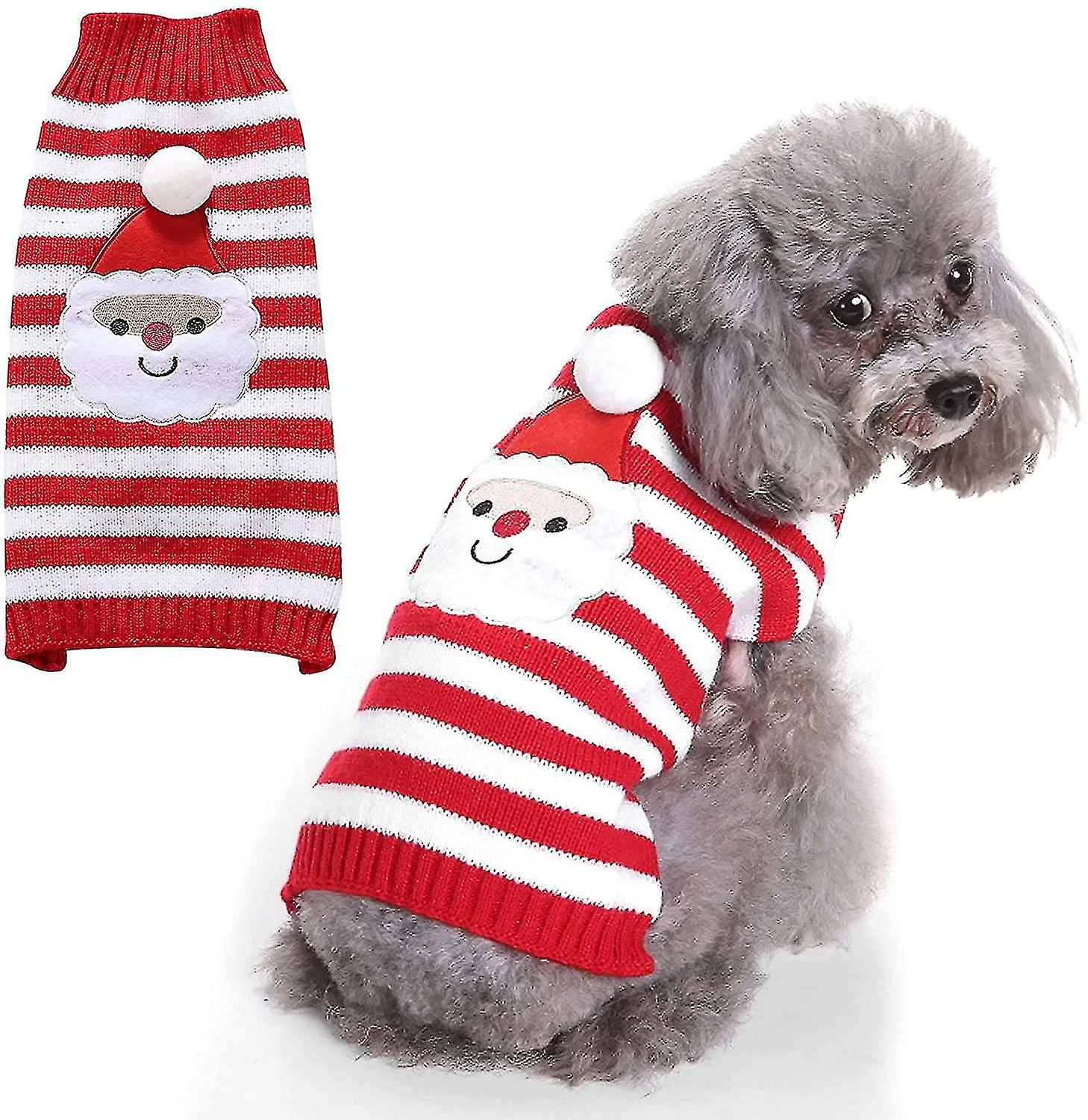 Unbranded Noël Pet Dog Sweater Pet Vêtements Mignon Pet Puppy Cat Dog Warm Jump 1 Unbranded Noël Pet Dog Sweater Pet Vêtements Mignon Pet Puppy Cat Dog Warm Jump