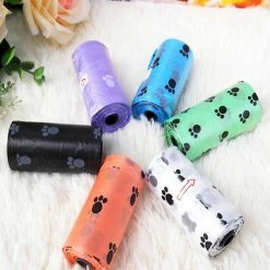 Unbranded 1rolls / 15 Pcs Pet Dog Waste Clean Poop Bags Pick Up Pooper Bags Pet Supplies_x005f_x000d_ -nourriture pour chien boutique 794252138 max