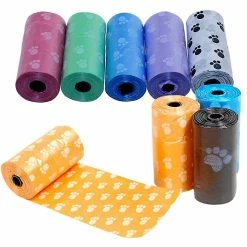 Unbranded 1rolls / 15 Pcs Pet Dog Waste Clean Poop Bags Pick Up Pooper Bags Pet Supplies_x005f_x000d_ -nourriture pour chien boutique 794252142 max