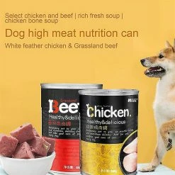 Unbranded 380g Dog Canned Wet Food Pet Food Dog Treats Dog Snack Pet Snack 6 Canettes / Boîte