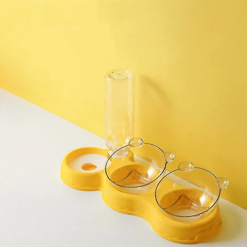 Breey Triple Dog Cat Bowls Automatique Pet Feeder 15tilt Et 360rotatable Double Food Bowl Avec Automatique Bouteille D’Eau Bol Détachable Petit Et Medium_gift O 2 Breey Triple Dog Cat Bowls Automatique Pet Feeder 15tilt Et 360rotatable Double Food Bowl Avec Automatique Bouteille D’Eau Bol Détachable Petit Et Medium_gift O – Image 2