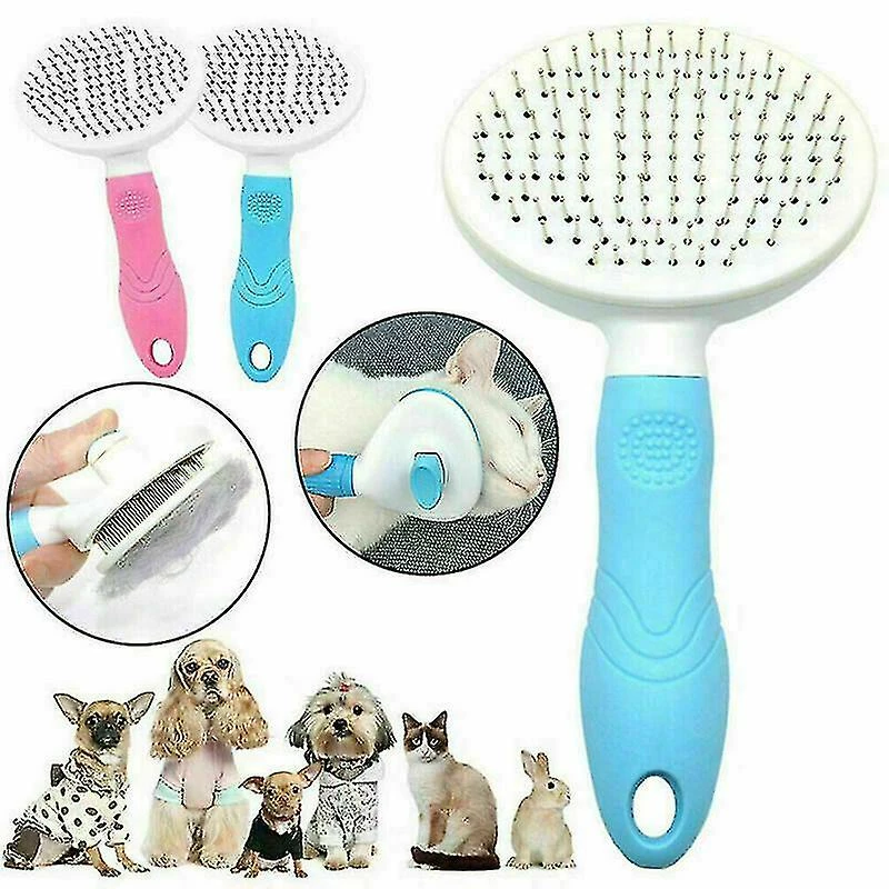 Unbranded Pet Dog Cat Brush Grooming Slicker Self Cleaning Slicker Brush Massage Hair Comb Z 1 Unbranded Pet Dog Cat Brush Grooming Slicker Self Cleaning Slicker Brush Massage Hair Comb Z