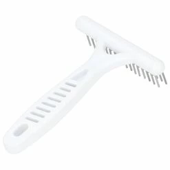 Gegong Pet Double Row Rake Dog Deshedding Comb Undercoat Rake Pet Grooming Hair Removal Tool -nourriture pour chien boutique 796905213 max