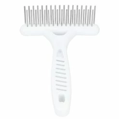 Gegong Pet Double Row Rake Dog Deshedding Comb Undercoat Rake Pet Grooming Hair Removal Tool -nourriture pour chien boutique 796905267 max