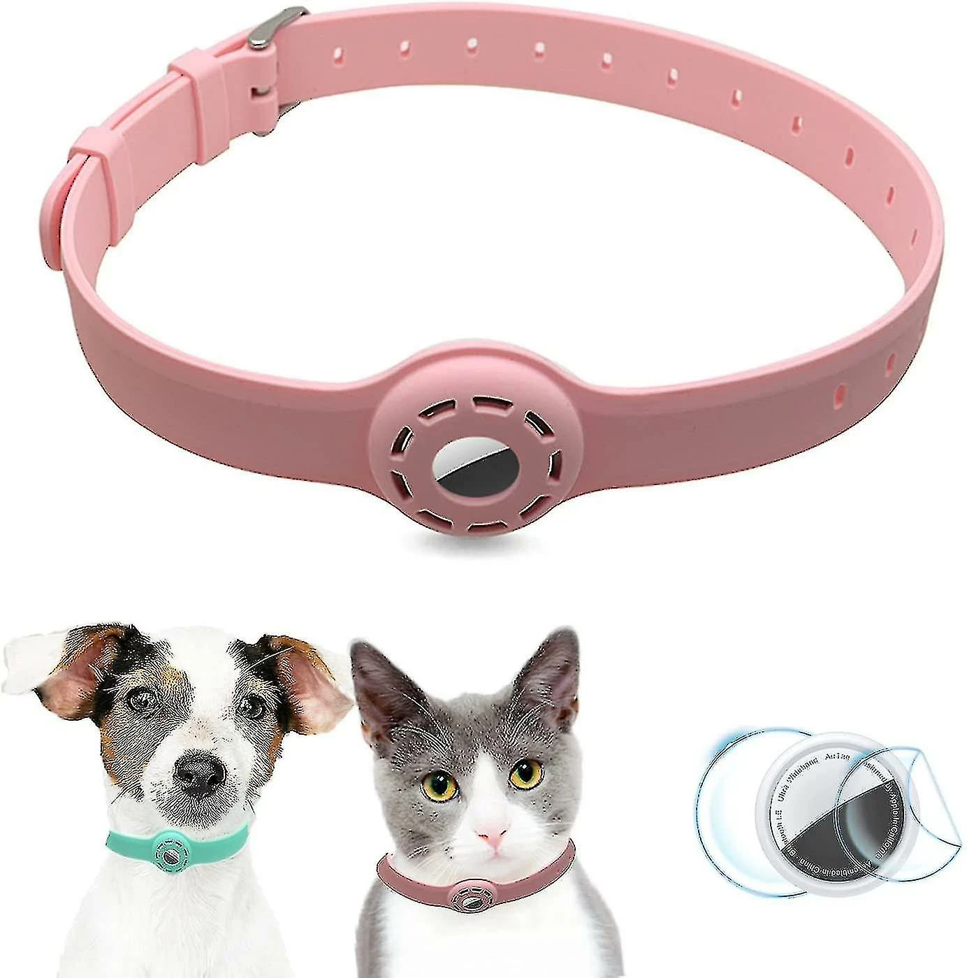 Unbranded Airtag Dog Collar Holder Airtag Cat Collar With 1 Hd Protective Film 9-19.5 Inch Soft Silicone Dogk0023 1 Unbranded Airtag Dog Collar Holder Airtag Cat Collar With 1 Hd Protective Film 9-19.5 Inch Soft Silicone Dogk0023
