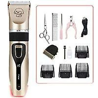 Unbranded Professional Dog Clipper Cordless Detachable Dog Clipper Ceramic Blades Quick Charge Dog Shaver Detachable And Washable Blade Low Noise Macaron
