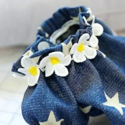 Redmiter New Luxury Pet Clothes Girl Dog Dresses With Flower Spring/summer Star Cowboy Skirt Dog Clothing(xs) 8 Redmiter New Luxury Pet Clothes Girl Dog Dresses With Flower Spring/summer Star Cowboy Skirt Dog Clothing(xs) -nourriture pour chien boutique 799509277 max