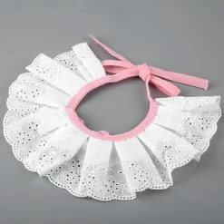Gegong Pet Cat Lace Collars Necktie Adjustable Dog Cute Bowtie Bib Accessories(s) -nourriture pour chien boutique 799615607 max