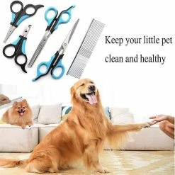 Unbranded Pack Dog Scissors, Cat Scissors, Pet Scissors, Mute Stainless Steel Hairdressing Scissors For Dog And Cat With Comb -nourriture pour chien boutique 801596163 max