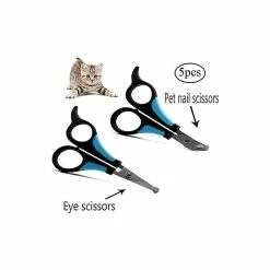 Unbranded Pack Dog Scissors, Cat Scissors, Pet Scissors, Mute Stainless Steel Hairdressing Scissors For Dog And Cat With Comb -nourriture pour chien boutique 801596208 max