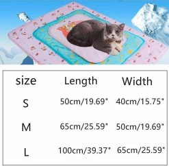 Unbranded Zongha Cat Cooling Mat Cool Cooling Mat Dog Cooling Mat Dog Mat Rabbit Cooling Mat Dog Mat Blue,s,11 -nourriture pour chien boutique 803641567 max