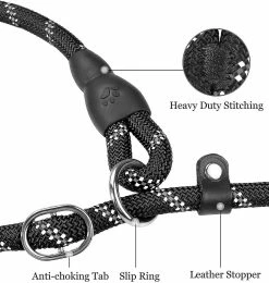 Unbranded Reflective Slip Lead Dog Leash, Climbing Rope Leash,11 -nourriture pour chien boutique 803641606 max