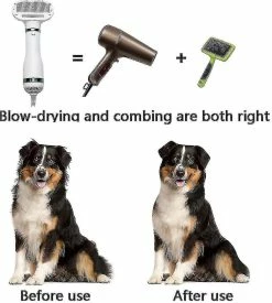 Unbranded Pet Dog Hair Dryer Comb, Upgraded 2-in-1 Pet Grooming Hair Dryer With Slicker Brush1 Piecewhite,11 7 Unbranded Pet Dog Hair Dryer Comb, Upgraded 2-in-1 Pet Grooming Hair Dryer With Slicker Brush1 Piecewhite,11 -nourriture pour chien boutique 803641628 max