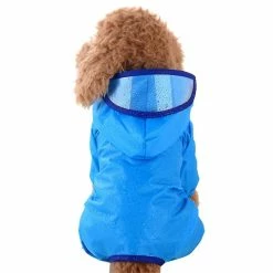 Unbranded Pet Dog Puppy Rainwear Imperméable Pet Hooded Waterproof Jacket Vêtements