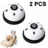 Unbranded Cloche Pour Animaux De Compagnie, 2 Pack Metal Bell Dog Avec Antidérapant Caoutchouc Dog Door Bell