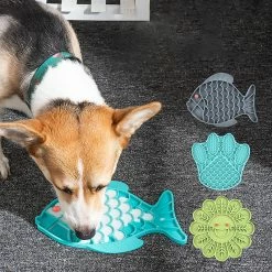 Alisili Fish Shape Silicone Bowl Dog Lick Mat Slow Feeding Food Bowl Pour Petits Chiens De Taille Puppy Cat Treat Feeder Distributeur Pet Supplies 8 Alisili Fish Shape Silicone Bowl Dog Lick Mat Slow Feeding Food Bowl Pour Petits Chiens De Taille Puppy Cat Treat Feeder Distributeur Pet Supplies -nourriture pour chien boutique 811141316 max