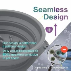 Alisili Pet Travel Bowl Collapsible Portable Slow Feeder Dog Bowl Foldable Silicone Cat Food Water Bowl Double Mat Outdoor Pet Supplies 8 Alisili Pet Travel Bowl Collapsible Portable Slow Feeder Dog Bowl Foldable Silicone Cat Food Water Bowl Double Mat Outdoor Pet Supplies -nourriture pour chien boutique 811142103 max