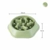 Alisili Pet Dog Bowl Dog Slow Feeder Bowl Puppy Cat Slow Eating Dish Bowl Anti-gulping Food Plate Feeding Dog Cat Food Bowl Pet Supplies