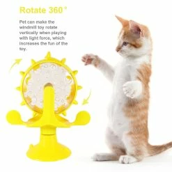 Alisili Cat Toy Pet Feeder Food Slow Dog Dispenser Leaker Toys Treat Windmill Leakage Puzzle Interactive Bowl Educational Catapult Bowls -nourriture pour chien boutique 811142306 max