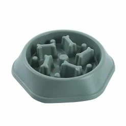 Alisili Pet Dog Bowl Dog Slow Feeder Bowl Puppy Cat Slow Eating Dish Bowl Anti-gulping Food Plate Feeding Dog Cat Food Bowl Pet Supplies -nourriture pour chien boutique 811142352 max