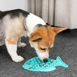 Alisili Silicone Fish Shape Bowl Dog Lick Mat Slow Feeding Food Bowl For Small Medium Dogs Puppy Cat Treat Feeder Dispenser Pet Supplies -nourriture pour chien boutique 811142354 max