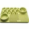 Alisili Dog Cat Slow Food Bowl Pet Dog Feeding Bowl Silicone Dog Feeding Licking Mat Dog Healthy Slow Food Feeder Bowl Mat Pet Supplies