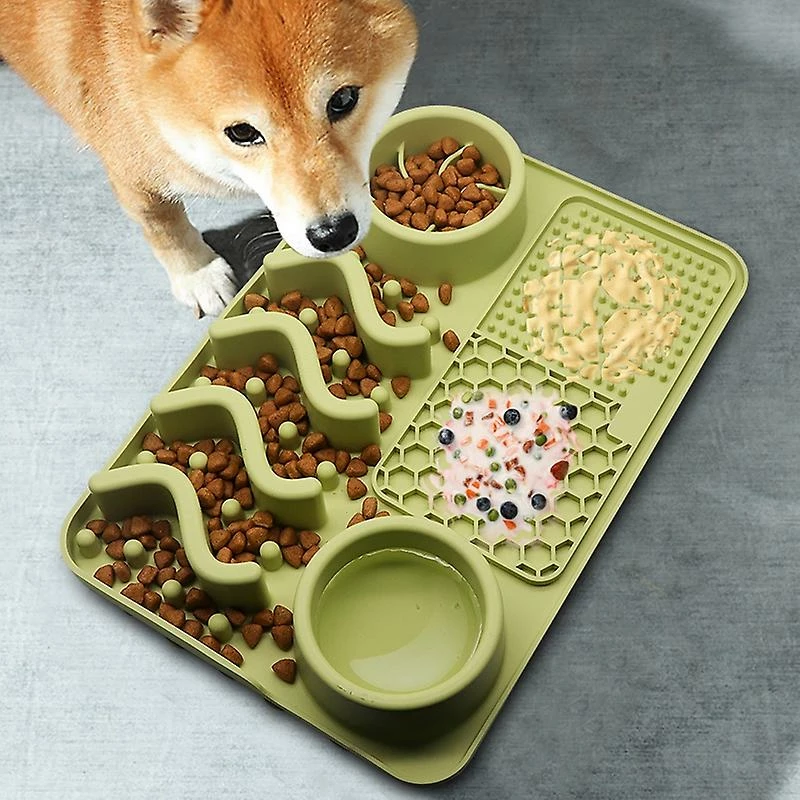 Alisili Dog Cat Slow Food Bowl Pet Dog Feeding Bowl Silicone Dog Feeding Licking Mat Dog Healthy Slow Food Feeder Bowl Mat Pet Supplies 2 Alisili Dog Cat Slow Food Bowl Pet Dog Feeding Bowl Silicone Dog Feeding Licking Mat Dog Healthy Slow Food Feeder Bowl Mat Pet Supplies – Image 2