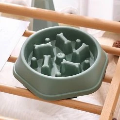 Alisili Anti Choking Pet Feeding Food Bowls Slow Feeder Pp Plastic Dish Bowl Home Dog Eating Plate Anti Gulping Bowl Pet Eat Supplies -nourriture pour chien boutique 811142589 max
