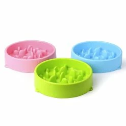 Alisili Pet Dog Slow Feeder Bowl Puppy Non Slip Puzzle Bowl Anti-gulping Pet Slow Food Feeding Dishes Dog Bowl Pour Chiens De Taille Moyenne -nourriture pour chien boutique 811142590 max