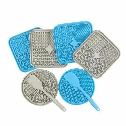 Alisili Fournitures Pour Animaux De Compagnie Dog Cat Lick Pad Square Round Sucker Slow Food Pad Douche Distraction Pad Silicone Lick Pad Plateau De Slow Food -nourriture pour chien boutique 811142760 max