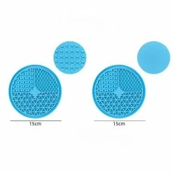Alisili Fournitures Pour Animaux De Compagnie Dog Cat Lick Pad Square Round Sucker Slow Food Pad Douche Distraction Pad Silicone Lick Pad Plateau De Slow Food -nourriture pour chien boutique 811142794 max
